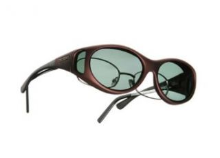 Cocoons By Live Eyewear C609G S Burgundy Gray Polarized OveRx Sunglasses Clothing