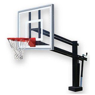 First Team Hydroshot II Swimming Pool Side Basketball Hoop with 48 Inch Acrylic Backboard  Portable Basketball Backboards  Sports & Outdoors