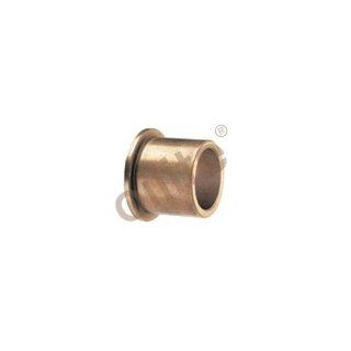 Genuine Oilite (SAE 841) Sintered Bronze Flanged Sleeve Bearings 0.5020 in. ID x 0.627 in. OD x 0.75 in. Length x 7/8 in. Flange Diameter x 1/16 in. Flange Thickness Bushed Bearings