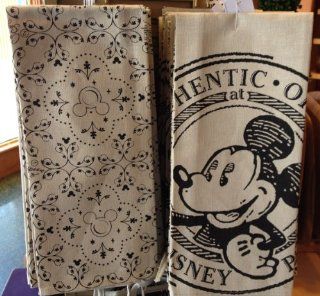 Authentic Original Disney Parks Mickey Mouse Kitchen Towel Set of 2 NEW  Other Products  