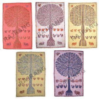 Wholesale Lot of 100 Pcs Tree of Life Wall Hanging Tapestry 60 X 40 Inches  