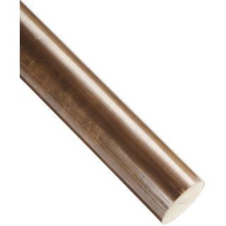 630 Bronze Round Rod, Unpolished (Mill) Finish, TQ50 Temper, ASTM B150/AMS 4640, 3 1/2" Diameter, 36" Length Bronze Metal Raw Materials