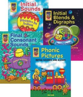 Didax Phonics in Action Set   4 Book Set Gr. 1 3  Early Childhood Development Products 