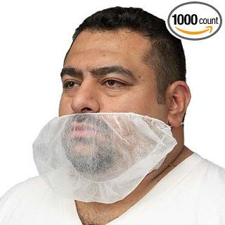 FSE 630 510 Disposable Beard Nets, White (1000/Case) Kitchen & Dining