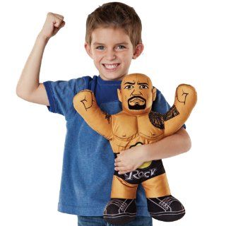WWE Championship Brawlin Buddies The Rock Figure Toys & Games