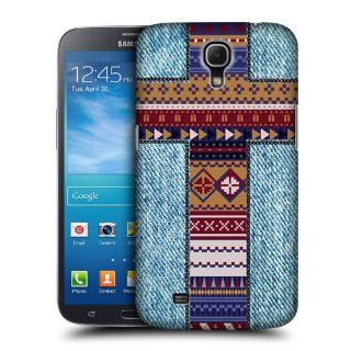 Head Case Designs Aztec Jeans Cross Collection Hard Back Case Cover for Samsung Galaxy Mega 6.3 I9200 I9205 Cell Phones & Accessories