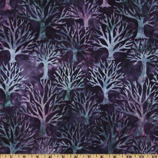 Northwoods Batiks Trees Small Berry Fabric