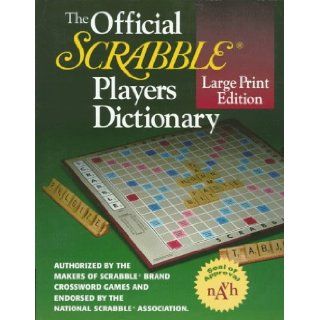The Official SCRABBLE (r) Players Dictionary, Large Print Edition Merriam Webster 9780877796237 Books
