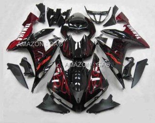GAO_MTF_042_01 ABS Body Kit Injection Motorcycle Fairing Fit For Yamaha YZF R1 2004 2006 Automotive