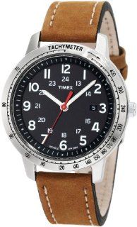 Timex Men's T2N636 Weekender Sport Brown Nubuck Leather Strap Watch Timex Watches