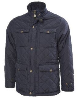 VEDONEIRE Mens NAVY Quilted Jacket (3038) padded coat vest quilt blue indigo at  Mens Clothing store