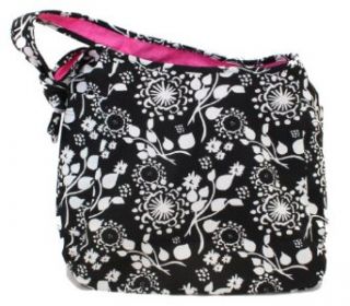 Thirty One Inside Out Bag   Black Floral Brushstrokes Clothing