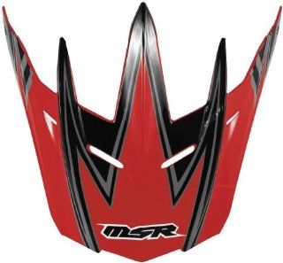 MSR Visor for Assault 2012 Helmet   Black/Red 359178 Automotive