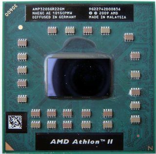 AMD Athlon II P320 2.10 GHz Processor   Socket S1 PGA 638. AMD ATHLON II DUAL CORE MOBILE P320 25W 45NM512K 2100MHZ DDR3 TRAY AMD SP. Dual core Computers & Accessories