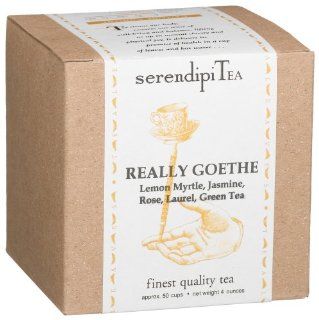 SerendipiTea Really Goethe, Lemon Myrtle, Jasmine, Rose, Laurel & Green Tea, 4 Ounce Boxes (Pack of 2)  Grocery Tea Sampler  Grocery & Gourmet Food