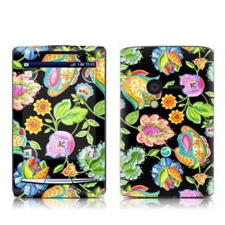 Versace Pareu Design Protective Decal Skin Sticker (High Gloss Coating) for Sony Ericsson Xperia X10 Mini Cell Phone Cell Phones & Accessories