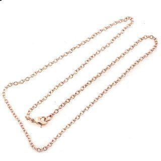 16" Stainless Womens Rose Gold Plated Necklaces Chains Accessories DIY Baby