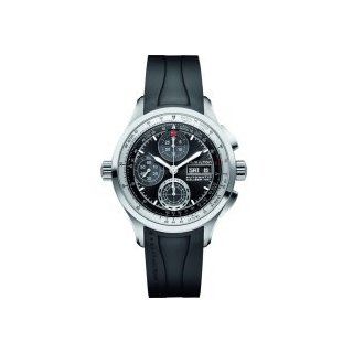 Hamilton Khaki X Patrol Automatic Chronograph Black Dial Black Rubber Mens Watch H76556331 Hamilton Watches