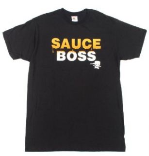 Epic Meal Time Sauce Boss Slim Fit T Shirt YouTube Video Cooking Show (Small) Novelty T Shirts Clothing