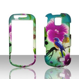 Twin Birds Samsung Intercept M910 Virgin Mobile, Sprint Case Cover Hard Phone Case Snap on Cover Rubberized Touch Faceplates Cell Phones & Accessories