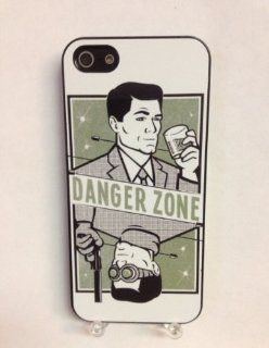 (646bi5) Archer Danger Zone iPhone 5 Black Case 