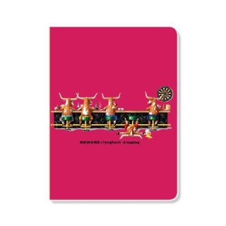 ECOeverywhere Longhorn Dropping Journal, 160 Pages, 7.625 x 5.625 Inches, Multicolored (jr11871)  Hardcover Executive Notebooks 