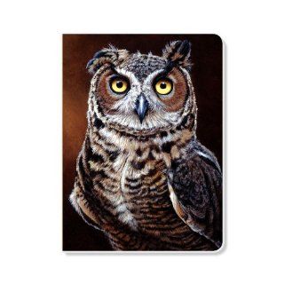 ECOeverywhere Great Horned Owl Journal, 160 Pages, 7.625 x 5.625 Inches, Multicolored (jr12471)  Hardcover Executive Notebooks 