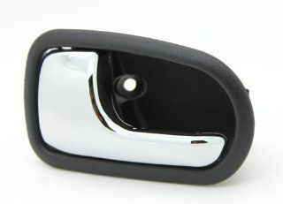 LatchWell PRO 4000864 Driver Side Interior Door Handle in Black & Chrome for Mazda Prot�g� & 626 Automotive