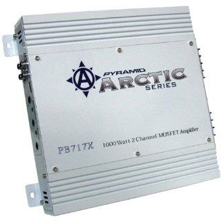 PYRAMID Product PYRAMID PB717X Arctic Series 2 Channel MOSFET Amplifier (1, 000W)  Vehicle Stereo Amplifiers 