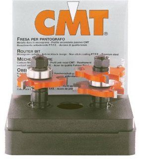 CMT 800.626.11 2 Piece Tongue & Groove Set, 1/2 Inch Shank   Tongue And Groove Router Bits  