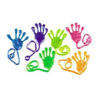Jumbo Pearlized Sticky Hands (1 dz) Toys & Games