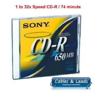 Sony   CD R   650 MB ( 74min ) 12x   storage media Electronics