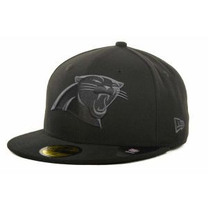Carolina Panthers New Era NFL Black Gray Basic 59FIFTY Cap