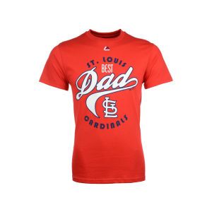 St. Louis Cardinals Majestic MLB Best Dad T Shirt