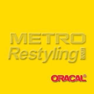 Oracal 631 Matte YELLOW Wall Graphic, Craft, Cricut & Sign Vinyl Decal Adhesive Backed Sticker Film 24"x12" Automotive