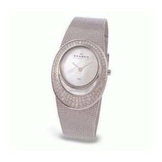 Skagen Women's Diamond Accented Mesh Band Watch #655SSS at  Women's Watch store.