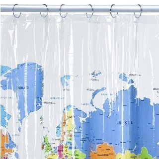 World Map Shower Curtain  