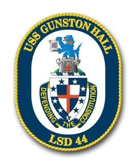 US Navy Ship USS Gunston Hall LSD 44 Decal Sticker 5.5" Automotive