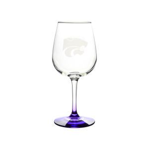 Kansas State Wildcats Boelter Brands Satin Etch Wine Glass