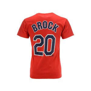 St. Louis Cardinals Lou Brock Majestic MLB Cooperstown Player T Shirt
