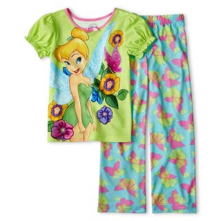 Disney Tinker Bell 2 pc. Pajamas   Girls 2 10, Green, Girls