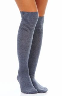 Hue U13610 Cuffed Tweed Knee Sock