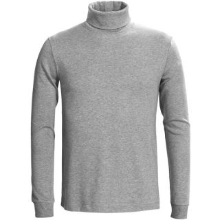 Calida Mix and Match Turtleneck   Cotton  Long Sleeve (For Men)   SILVER CLOUD (L )