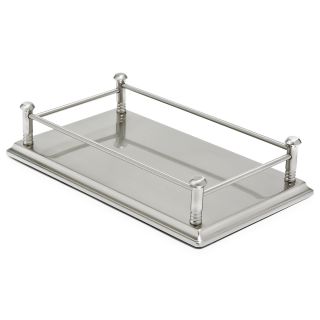Bromley Tray, Brushed Nickel