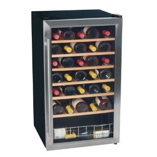 Koldfront 33 Bottle Free Standing Wine Cooler   Stainless Steel Wine Chillers Kitchen & Dining