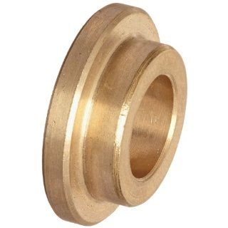 Bunting Bearings CFM009014006 Cast Bronze C93200 SAE 660 Flanged Sleeve Bearings, 09mm Bore x 14mm OD x 6mm Length   19mm Flange OD x 2.5mm Flange Thick