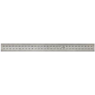 Starrett C635 500 Spring Tempered Steel Rule With Millimeter Graduations, 500mm Length, 29mm Width, 1.2mm Thickness Construction Rulers