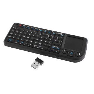Black 2.4G Mini Wireless Remote Keyboard Touchpad Mouse for PC TV BOX Computers & Accessories