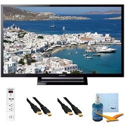 Sony 32 Inch 720p LED HDTV Motionflow XR 120 Plus Hook Up Bundle   KDL32R420B