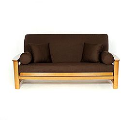 None Brown Full size Futon Cover Brown Size Full